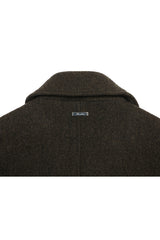アンバーベルトダブルコート brown