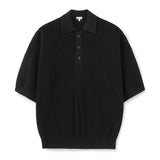 Slash Punching Half Knit [Black]