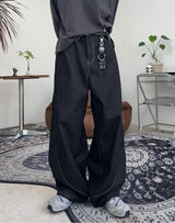 Akid Big Pocket Balloon Denim Pants