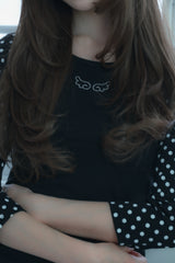 dotwing raglanT(black)