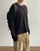 Lav Crop Contrast Knit