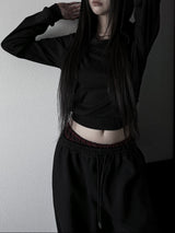 faye off-shoulder hood T (3color)