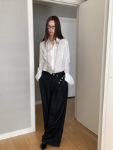 Cotton Basic Sharp Long Sleeve Shirt