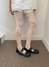 White flower stockings