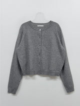 Viscose Raglan Round Neck Cardigan