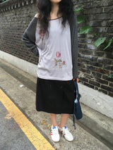 Flower Raglan T-Shirt
