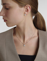 26SS★ Essence Silver (W) Moissanite Eclat Necklace
