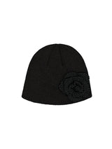 【限定価格】パールコサージュビーニー　ブラック