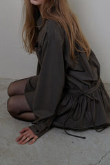 Sandy check onepiece_brown