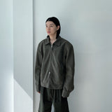 Stand Collar Zip Jacket
