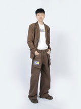 マルチパスカーゴパンツ (Brown)