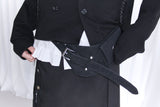 Pocket Suede Wide Leather Belt (2colors)