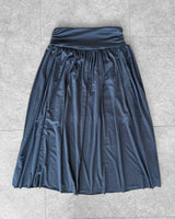 MELLOW SHIRRING LONG SKIRT