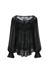 MOONRISE BLOUSE black