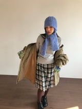 Shearling Overfit Cotton Field Jacket (2 Colors)