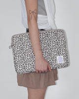 Leopard laptop pouch _ 13-14inch