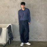 One-tuck jeans (3color)
