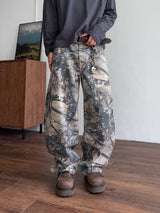 Curved Tree Wide Pants (2color) (No.1002)