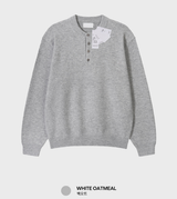 All Day Classic Wool Henry Neck Knit