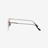 Knouun Round titanium glasses CODE. 104. B Black N Gold