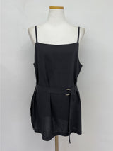 Linen Henkel Belted Bustier