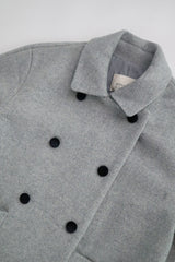 Herringbone double coat_gray
