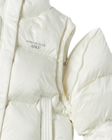 25FW WOMAN デタッチャブルクロップダックダウンジャケット