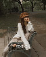 [MADE] Ire boat neck wool knitwear