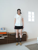 BRAID TIE SKIRT & TOP (BLACK)