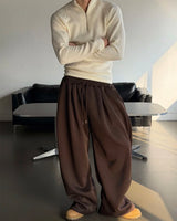 [PROMOTION] フロントツータックワイドスウェットパンツ(5color)
