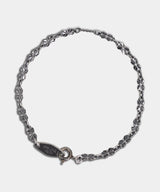 スリムパターンチェーンブレスレット (925 silver)