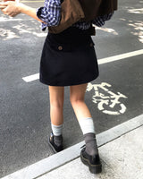 Work Corduroy Pocket Skort Pants