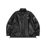 ルドレザーハイネックブルゾンジャケットUNISEX