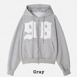 Meliu 98 Crop Hood Zip-Up
