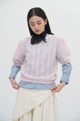 Embroidered Petit Arc Scarf_2colors