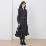 [Haesu Collaboration] Contour Belted Bag (Nylon Black)