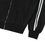 LARINE TRACK LINE HOOD ZIP-UP UNISEX (2Color) 