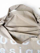 000Design Check Tie Bag / C Beige