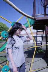 [MD PICK] グリニー ダンガラスナップ tee (2color)