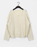 Poco Twisted Knit Cardigan