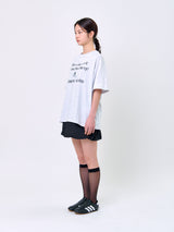MAD HATTER T-SHIRT (RELAXED FIT)_White Melange