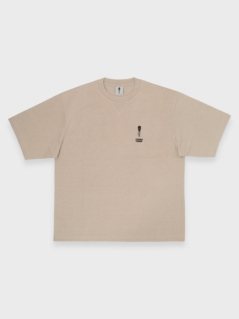 ロゴTシャツ - BEIGE