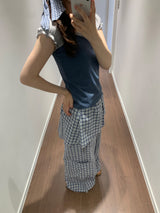 Preppy Layered Pants (2color)