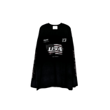 USA dirty painting long sleeve