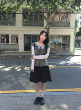 ラヴィ ベーシック ラウンドネック ロングスリーブ Tシャツ