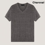 ロバートベロアVネックショートスリーブTシャツ