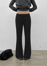 [MADE] Hiku Semi Low-Waist Bootcut Slacks