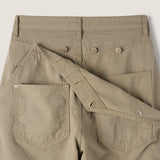 Cottie Flip Back Pocket Curved Cotton Pants
