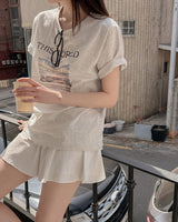 Gerra Lettering Short-Sleeved T-Shirt