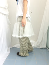 Heart Pocket Check Pants